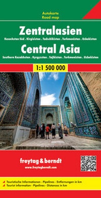 Abbildung von: Zentralasien, Straßenkarte 1:1.500.000, freytag & berndt - Freytag-Berndt und ARTARIA