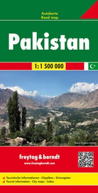 Abbildung von: Pakistan, Autokarte 1:1.500.000 - Freytag-Berndt und ARTARIA
