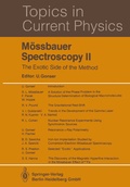 Cover: M&ouml;ssbauer Spectroscopy II - Springer
