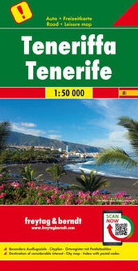 Abbildung von: Teneriffa, Autokarte 1:50.000, freytag & berndt - Freytag-Berndt und ARTARIA