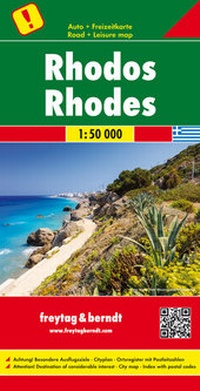Abbildung von: Rhodos, Autokarte 1:50.000 - Freytag-Berndt und ARTARIA