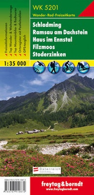 Abbildung von: WK 5201 Schladming - Ramsau am Dachstein - Haus im Ennstal - Filzmoos - Stoderzinken, Wanderkarte 1:35.000 - Freytag-Berndt und ARTARIA