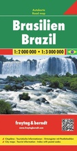 Cover: freytag & berndt Stra&szlig;enkarte Brasilien 1:2 Mio. - freytag & berndt
