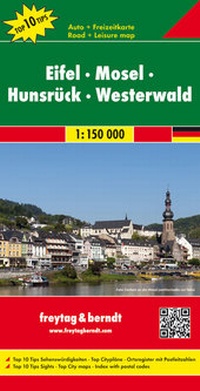 Abbildung von: Eifel - Mosel - Hunsrück - Westerwald, Autokarte 1:150.000, Top 10 Tips - Freytag-Berndt und ARTARIA