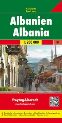 Abbildung von: Albanien, Autokarte 1:200.000 - Freytag-Berndt und ARTARIA