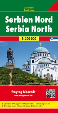 Abbildung von: Serbien Nord, Autokarte 1:200.000 - Freytag-Berndt und ARTARIA