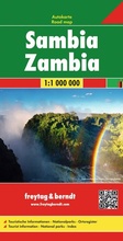 Cover: freytag & berndt Stra&szlig;enkarte Sambia 1:1 Mio. - freytag & berndt