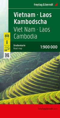 Abbildung von: Vietnam - Laos - Kambodscha, Straßenkarte 1:900.000, freytag & berndt - Freytag-Berndt und ARTARIA