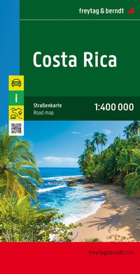 Abbildung von: Costa Rica, Autokarte 1:400.000, freytag &amp; berndt - Freytag-Berndt und ARTARIA
