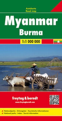 Abbildung von: Myanmar - Burma, Autokarte 1:1.000.000 - Freytag-Berndt und ARTARIA