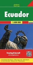 Cover: freytag & berndt Stra&szlig;enkarte Ecuador 1:800.000 - freytag & berndt