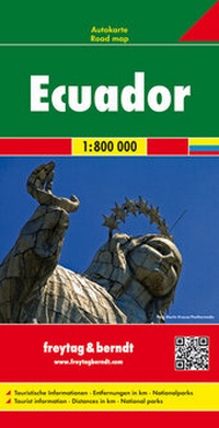 Abbildung von: Ecuador, Autokarte 1:800.000 - Freytag-Berndt und ARTARIA