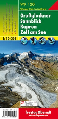 Abbildung von: Großglockner - Sonnblick - Kaprun - Zell am See, Wanderkarte 1:50.000, WK 120 - Freytag-Berndt und ARTARIA