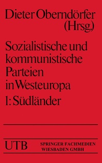 Abbildung von: Sozialistische und kommunistische Parteien in Westeuropa - VS Verlag für Sozialwissenschaften