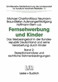 Cover: Fernsehwerbung und Kinder - VS Verlag f&uuml;r Sozialwissenschaften