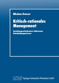 Cover: Kritisch-rationales Management - Deutscher Universit&auml;tsverlag