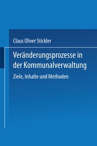 Abbildung von: Veränderungsprozesse in der Kommunalverwaltung - Deutscher Universitätsverlag