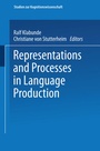 Cover: Representations and Processes in Language Production - Deutscher Universitätsverlag