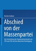 Cover: Abschied von der Massenpartei - Deutscher Universit&auml;tsverlag