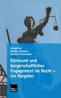 Cover: Ehrenamt und b&uuml;rgerschaftliches Engagement im Recht - ein Ratgeber - VS Verlag f&uuml;r Sozialwissenschaften