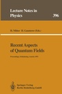Cover: Recent Aspects of Quantum Fields - Springer