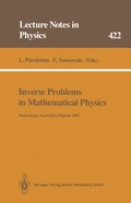 Cover: Inverse Problems in Mathematical Physics - Springer