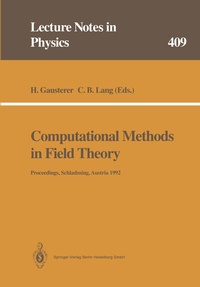 Enlarge image Cover: Computational Methods in Field Theory - Springer