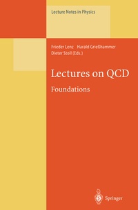Bild vergrößern Bild: Lectures on QCD - Springer