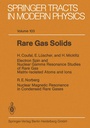 Cover: Rare Gas Solids - Springer