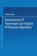 Cover: Fundamentals of the Average Case Analysis of Particular Algorithms - Vieweg+Teubner Verlag
