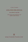 Cover: Johannes Philoponos - Vieweg+Teubner Verlag