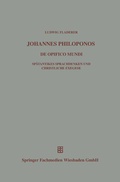 Cover: Johannes Philoponos - Vieweg+Teubner Verlag