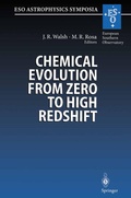 Cover: Chemical Evolution from Zero to High Redshift - Springer
