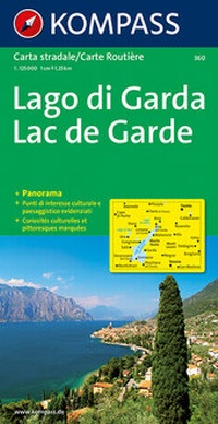 Abbildung von: Gardasee - Lago di Garda - KOMPASS-Karten