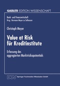 Cover: Value at Risk f&uuml;r Kreditinstitute - Deutscher Universit&auml;tsverlag