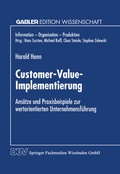 Cover: Customer-Value-Implementierung - Deutscher Universit&auml;tsverlag