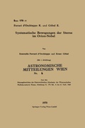 Cover: Systematische Bewegungen der Sterne im Orion-Nebel - Springer