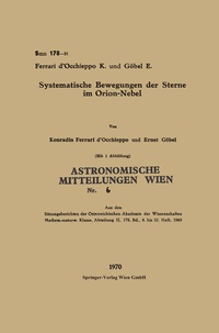 Abbildung von: Systematische Bewegungen der Sterne im Orion-Nebel - Springer