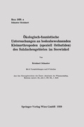 Cover: &Ouml;kologisch-faunistische Untersuchungen an bodenbewohnenden Kleinarthropoden (speziell Oribatiden) des Salzlachengebietes im Seewinkel - Springer