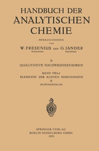 Abbildung von: Elemente der Achten Nebengruppe II - Springer