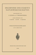 Cover: Ergebnisse der Exakten Naturwissenschaften - Springer