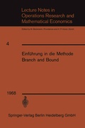 Cover: Einf&uuml;hrung in die Methode Branch and Bound - Springer