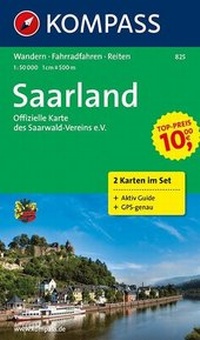 Abbildung von: Saarland - KOMPASS-Karten