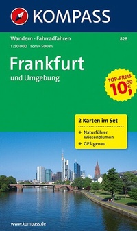 Abbildung von: KOMPASS Wanderkarten-Set 828 Frankfurt und Umgebung (2 Karten) 1:50.000 - KOMPASS-Karten