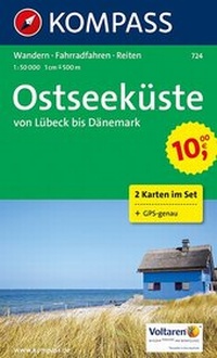 Abbildung von: Ostseeküste von Lübeck bis Dänemark - KOMPASS-Karten