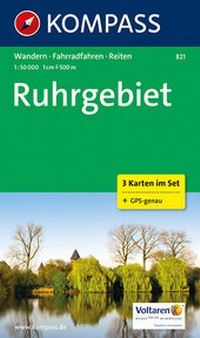 Abbildung von: KOMPASS Wanderkarte Ruhrgebiet - KOMPASS-Karten