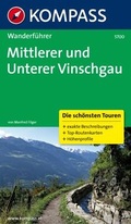 Cover: KOMPASS Wanderf&uuml;hrer Mittlerer und Unterer Vinschgau - KOMPASS-Karten