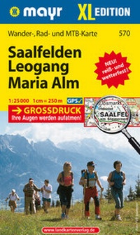 Abbildung von: Saalfelden - Leogang - Maria Alm XL - KOMPASS-Karten