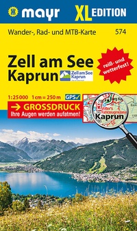 Abbildung von: Zell am See, Kaprun XL - KOMPASS-Karten
