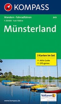 Abbildung von: KOMPASS Wanderkarte Münsterland - KOMPASS-Karten